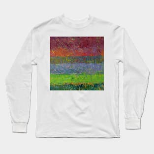 Abstract Landscape Series - Blue Waters Long Sleeve T-Shirt